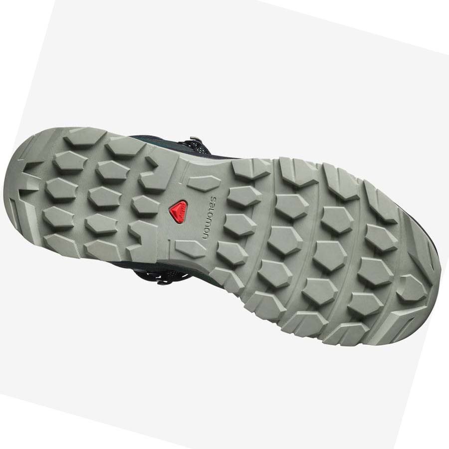 Tenis Senderismo Salomon WoVAYA MID GORE-TEX Mujer Verdes | MX 2803ZUT